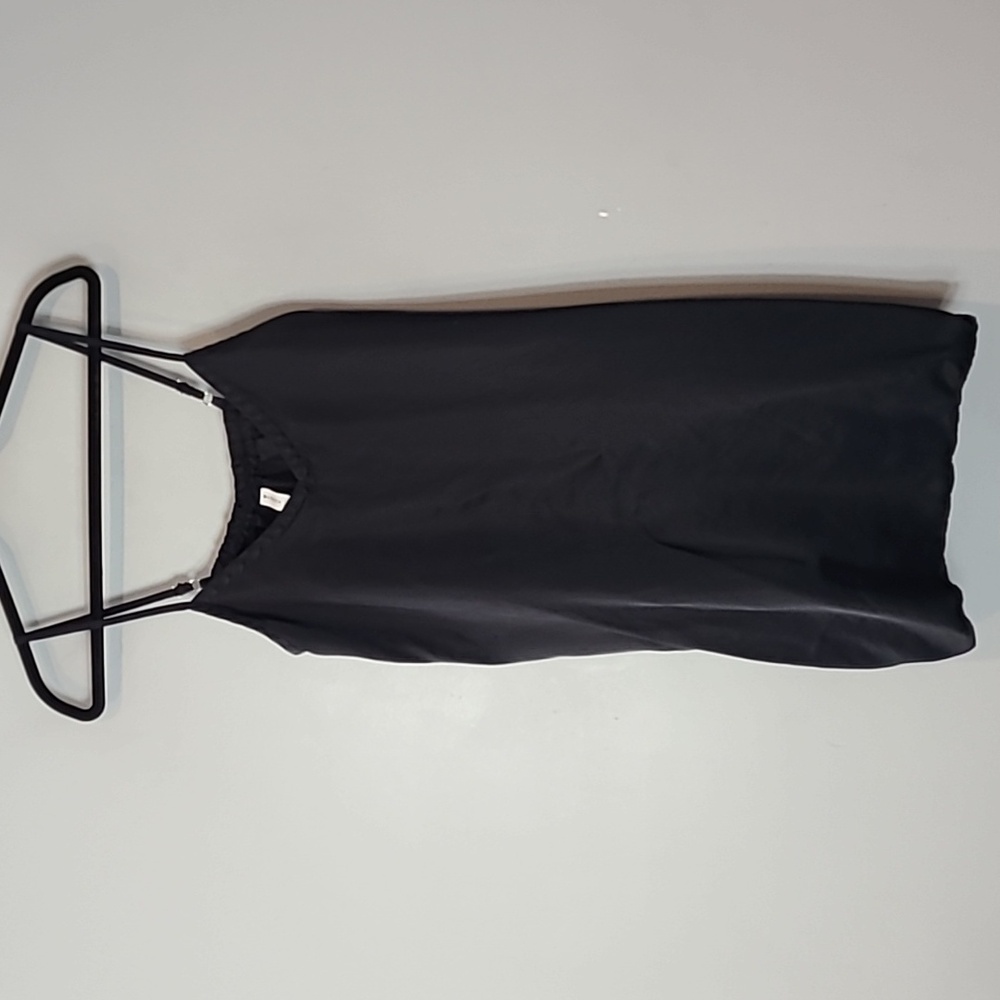 Athleta Black cool nights sleep dress Chemise with Adjustable Straps
